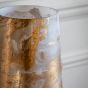 Marbled Large Hurricane Candle Holder by Gallery Living | Style Our Home