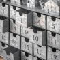 House Scene Advent Calendar Metal by Gallery Living | Style Our Home