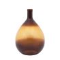 Rueda Giant Glass Bottle Vase Amber by Gallery Living | Style Our Home
