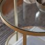 Hudson Champagne Side Table - Style Our Home 