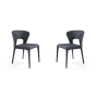 Pari I Dining Chair - Set of 2 - Luxe Cinder Grey by Tommy Franks | Style Our Home