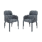 Oppo Dining Chair - Set of 2 - Steel by Tommy Franks | Style Our Home