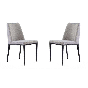 Medici Dining Chair - Set of 2 - Cool Grey by Tommy Franks | Style Our Home
