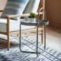 Abbas Latte Side Table by Hudson Living | Style Our Home