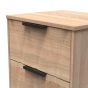 Las Vegas (Black Handles) 2 Drawer Midi Chest in Reed Green & White Welcome Furniture | Style Our Home 