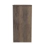 Nashville-3 Drawer Bedside Cabinet in White Matt & Vintage Oak by Welcome Furniture | Style Our Home