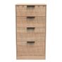 Las Vegas 4 Drawer Deep Chest in Dusk Grey  Welcome Furniture | Style Our Home