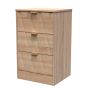 Las Vegas 3 Drawer Deep Chest in Bardolino Oak Welcome Furniture | Style Our Home