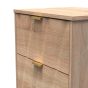 Las Vegas 3 Drawer Deep Chest in Bardolino Oak Welcome Furniture | Style Our Home