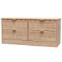Las Vegas 4 Drawer Bed Box in Bardolino Oak Furniture | Style Our Home