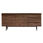 Madrid 2 Door / 3 Drawer Sideboard Walnut - Style Our Home 