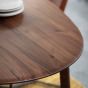 Madrid Oval Dining Table Walnut - Style Our Home 