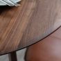 Teatro Walnut Round Dining Table
