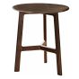 Madrid Round Side Table Walnut - Style Our Home 