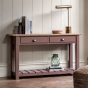 Manor Clay 2 Drawer Console by Hudson Living | Style Our Home 