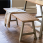 Manor Prairie Trestle Bench by Hudson Living | Style Our Home 