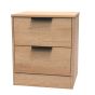 Nashville 2 Drawer Bedside Cabinet in Nebraska Oak by Welcome Furniture | Style Our Home