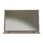 Nashville Large Mirror in White Matt & Vintage Oak by Welcome Furniture | Style Our Home