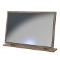 Nashville Large Mirror in White Matt & Vintage Oak by Welcome Furniture | Style Our Home