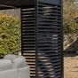 Via Pergola Louvre Screen Black | Style Your Home