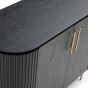 Lantine 2 Door Cabinet - Matte Black Oak by Tommy Franks | Style Our Home