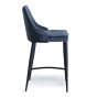 Alain Bar Stool - Navy Velvet by Tommy Franks | Style Our Home