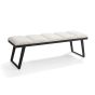 Ponce Bench - Chex Polar Bouclé by Tommy Franks | Style Our Home