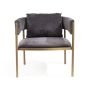 Envie II Lounge Chair - Giselle Dark Charcoal by Tommy Franks | Style Our Home
