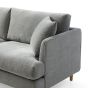 Kendal 3-Seater Sofa - Large - Seville Pebble Grey by Tommy Franks | Style Our Home