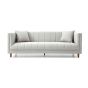 Regency 3-Seater Sofa - Nappa French Grey by Tommy Franks | Style Our Home
