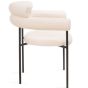 Alita Dining Chair - Chex Bouclé by Tommy Franks | Style Our Home