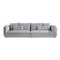 Axis 4-Seater Sofa - Light Grey by Tommy Franks | Style Our Home