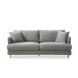 Kendal 3-Seater Sofa - Large - Seville Pebble Grey by Tommy Franks | Style Our Home