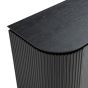 Lantine 2 Door Cabinet - Matte Black Oak by Tommy Franks | Style Our Home