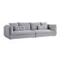 Axis 4-Seater Sofa - Light Grey by Tommy Franks | Style Our Home