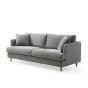 Kendal 3-Seater Sofa - Large - Seville Pebble Grey by Tommy Franks | Style Our Home