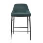 Vai Bar Stool - Massa Green Velvet by Tommy Franks | Style Our Home