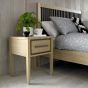 Bentley Designs Rimini Aged & Weathered Oak 1 Drawer Nightstand  