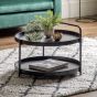 Roman Coffee Table Black by Hudson Living | Style Our Home