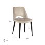 Tabitha Trendy Nature / Quartz Khaki Chair