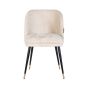 Alicia White Chenille Chair