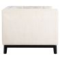 Beaudy White Chenille Lounge Chair