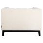 Beaudy White Chenille Lounge Chair