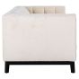 Beaudy White Chenille Sofa
