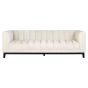 Beaudy White Chenille Sofa