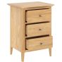 3 Drawer Bedside by Hertiance Furniture | Style Our Home