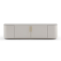 Oakura TV Unit - Matte Beige by Tommy Franks | Style Our Home
