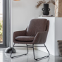 Falasie Charcoal Chair by Hudson Living | Style Our Home