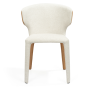 Vela Dining Chair - Set of 2 - Avery Cream & Honey by Tommy Franks | Style Our Home