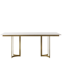 Alvon Gold Dining Table by Gallery Living | Style Our Home
